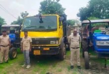 दुर्ग में अवैध खनिज परिवहन पर बड़ी कार्रवाई, वाहनों पर लगाया गया जुर्माना