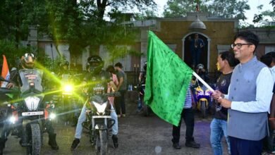 स्वतंत्रता दिवस की पूर्व संध्या पर रायगढ़ में निकला भव्य तिरंगा फ्लैग मार्च