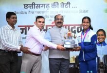 ज्ञानेश्वरी की सफलता से राज्य के युवा लेंगे प्रेरणा, खेलों के लिए तैयार होगा अच्छा वातावरण –  अरुण साव