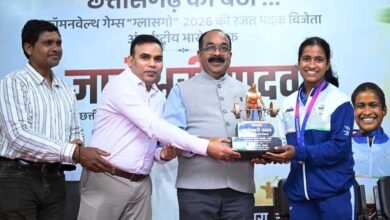 ज्ञानेश्वरी की सफलता से राज्य के युवा लेंगे प्रेरणा, खेलों के लिए तैयार होगा अच्छा वातावरण –  अरुण साव