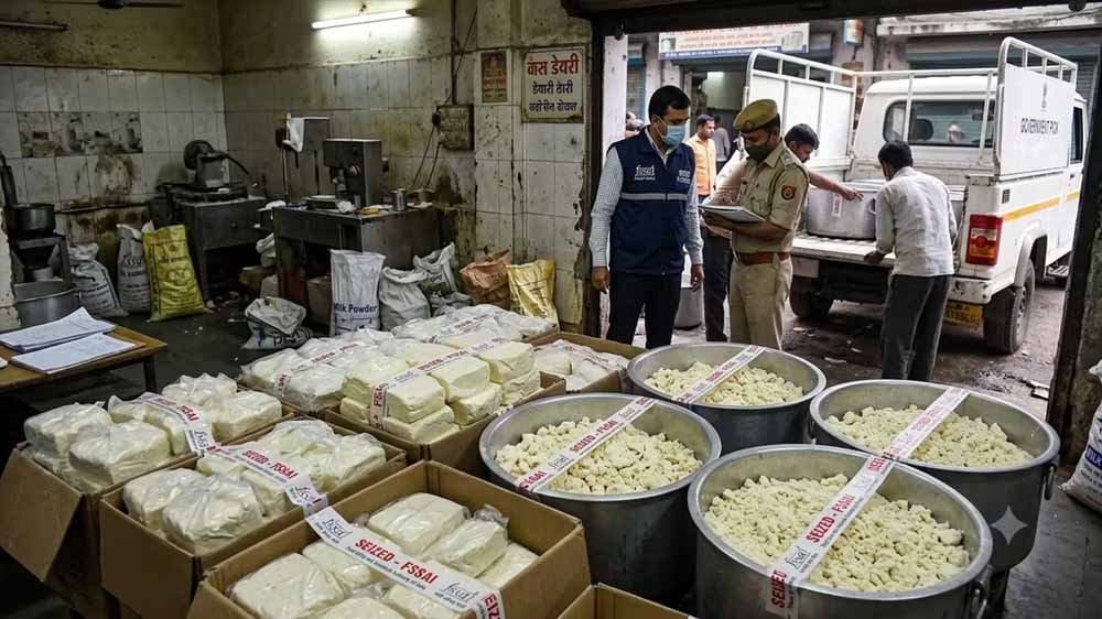 बिलासपुर में फूड सेफ्टी विभाग की बड़ी कार्रवाई, 19 जगह छापेमारी; 117 KG मिठाई नष्ट बिलासपुर में फूड सेफ्टी विभाग की बड़ी कार्रवाई, 19 जगह छापेमारी; 117 KG मिठाई नष्ट