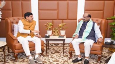 मुख्यमंत्री डॉ. यादव ने लोकसभा अध्यक्ष बिरला से की सौजन्य भेंट मुख्यमंत्री डॉ. यादव ने लोकसभा अध्यक्ष बिरला से की सौजन्य भेंट