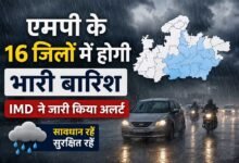 MP के 16 जिलों में झमाझम बारिश के आसार, IMD ने जारी किया अलर्ट