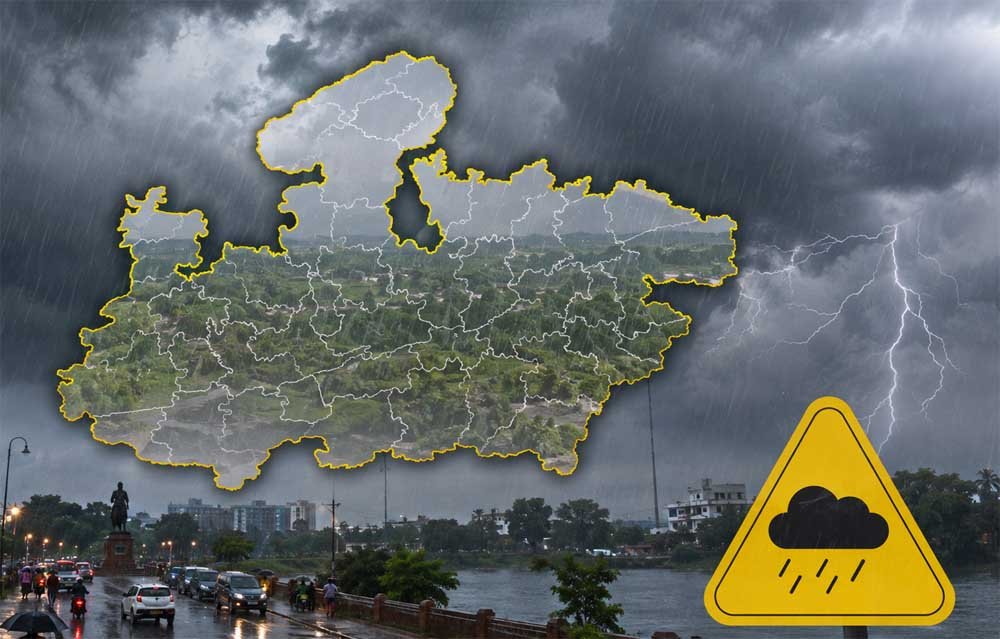 MP में फिर बिगड़ा मौसम, सभी जिलों में बारिश का येलो अलर्ट; IMD की चेतावनी MP में फिर बिगड़ा मौसम, सभी जिलों में बारिश का येलो अलर्ट; IMD की चेतावनी