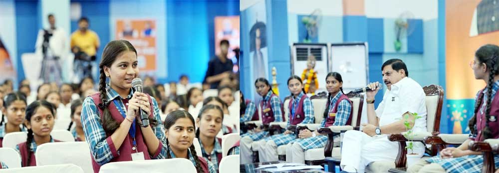 विद्यार्थियों के चेहरे पर मुझे दिखता है भारत का भविष्य : मुख्यमंत्री डॉ. यादव