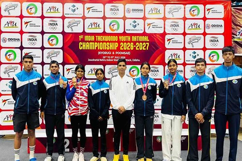 राष्ट्रीय ताइक्वांडो चैंपियनशिप में मध्यप्रदेश अकादमी का शानदार प्रदर्शन राष्ट्रीय ताइक्वांडो चैंपियनशिप में मध्यप्रदेश अकादमी का शानदार प्रदर्शन