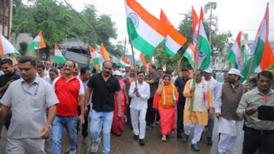 उप मुख्यमंत्री देवड़ा के नेतृत्व में देवास में निकली तिरंगा यात्रा उप मुख्यमंत्री देवड़ा के नेतृत्व में देवास में निकली तिरंगा यात्रा