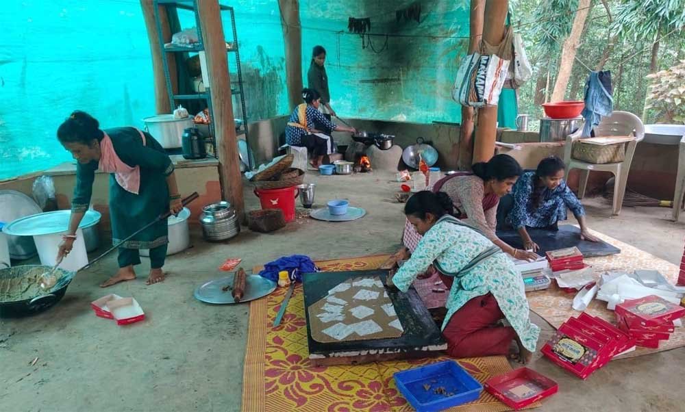 उद्यमिता की नई मिसाल बस्तर की महिलाओं ने तैयार की बिना शक्कर वाली ऑर्गेनिक काजू-कतली उद्यमिता की नई मिसाल बस्तर की महिलाओं ने तैयार की बिना शक्कर वाली ऑर्गेनिक काजू-कतली