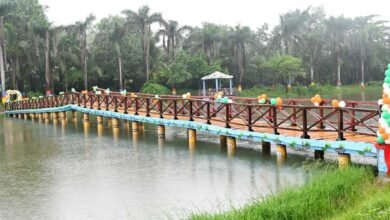 बिलासा ताल में बना आकर्षक वुडन ब्रिज, पर्यटन सुविधाओं को मिला नया आयाम