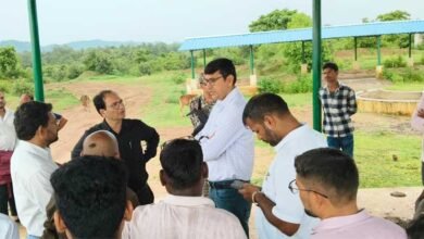 कलेक्टर ने निर्माणाधीन गौ अभ्यारण्य का किया निरीक्षण कलेक्टर ने निर्माणाधीन गौ अभ्यारण्य का किया निरीक्षण