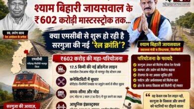 602 करोड़ की नई रेल परियोजना से सरगुजा में विकास की नई उम्मीद, स्वास्थ्य मंत्री की भूमिका चर्चा में