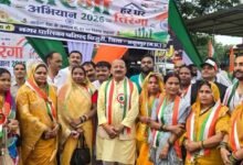 हर घर तिरंगा अभियान के तहत बिजुरी में निकली भव्य तिरंगा यात्रा