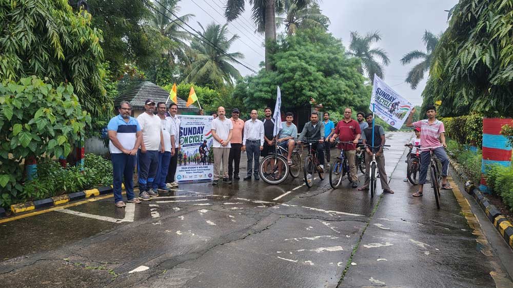 एक घंटा खेल के मैदान में’ के अंतर्गत साइक्लिंग गतिविधि (संडे ऑन साइकिल) का आयोजन एक घंटा खेल के मैदान में’ के अंतर्गत साइक्लिंग गतिविधि (संडे ऑन साइकिल) का आयोजन