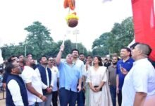 पर्यटन एवं संस्कृति मंत्री राजेश अग्रवाल दही हांडी उत्सव में हुए सम्मिलित