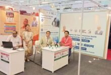 साचीज के पवेलियन में आयुष्मान कार्ड से लेकर डिजिटल हेल्थ और आधुनिक चिकित्सा सेवाओं की उपलब्धियां काे किया गया प्रदर्शित