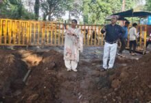 मुख्य नगर पालिका अधिकारी ने सीसी रोड निर्माण कार्य का किया निरीक्षण