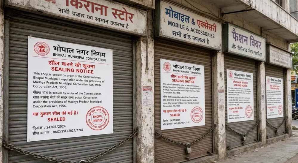 भोपाल में रिहायशी इलाकों में कारोबार पर हाईकोर्ट सख्त, 7 दिन में दिखाने होंगे अनुमति के दस्तावेज भोपाल में रिहायशी इलाकों में कारोबार पर हाईकोर्ट सख्त, 7 दिन में दिखाने होंगे अनुमति के दस्तावेज