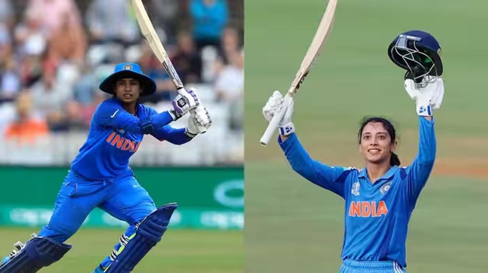 महिला क्रिकेट के 10 हजार रन क्लब में सिर्फ 5 दिग्गज, स्मृति मंधाना ने रचा इतिहास महिला क्रिकेट के 10 हजार रन क्लब में सिर्फ 5 दिग्गज, स्मृति मंधाना ने रचा इतिहास
