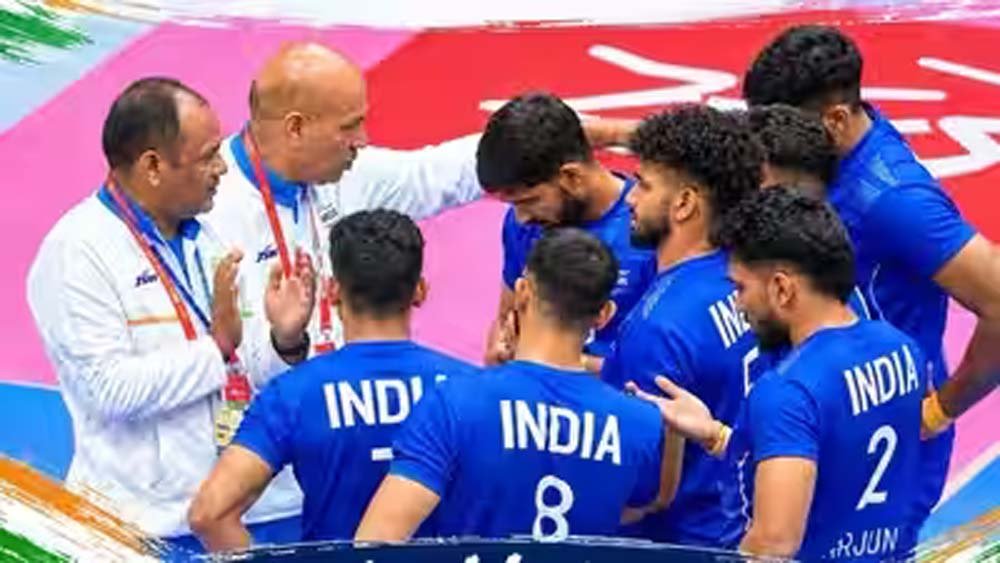 एशियन गेम्स 2026: भारत ने कोरिया को 63-31 से रौंदा, कबड्डी में लगातार दूसरी बड़ी जीत एशियन गेम्स 2026: भारत ने कोरिया को 63-31 से रौंदा, कबड्डी में लगातार दूसरी बड़ी जीत