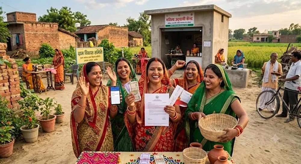 यूपी की 1 करोड़ महिलाओं को मिलेगा ₹1 लाख तक का ब्याजमुक्त क्रेडिट, चुनाव से पहले बड़ा ऐलान यूपी की 1 करोड़ महिलाओं को मिलेगा ₹1 लाख तक का ब्याजमुक्त क्रेडिट, चुनाव से पहले बड़ा ऐलान