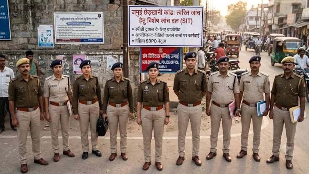 जमुई छेड़खानी केस में बड़ा एक्शन, 3 नाबालिग निरुद्ध; 2 युवकों की तलाश जमुई छेड़खानी केस में बड़ा एक्शन, 3 नाबालिग निरुद्ध; 2 युवकों की तलाश