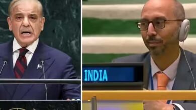 UN में शहबाज शरीफ के दावे पर भारतीय राजनयिक का रिएक्शन, कैमरे में कैद हुआ पल