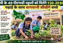 यूपी के 49 पीएमश्री स्कूलों को मिलेंगे ₹20-20 हजार, पढ़ाई के साथ बागवानी सीखेंगे बच्चे
