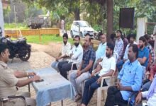 पुलिस चौकी बिलासपुर में शांति समिति की बैठक संपन्न