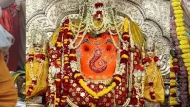 गणेश चतुर्थी पर घर-घर विराजेंगे गजानन, खजराना में 7 करोड़ के गहनों से सजेगा दरबार; बड़ा गणपति में 101 किलो का भोग गणेश चतुर्थी पर घर-घर विराजेंगे गजानन, खजराना में 7 करोड़ के गहनों से सजेगा दरबार; बड़ा गणपति में 101 किलो का भोग