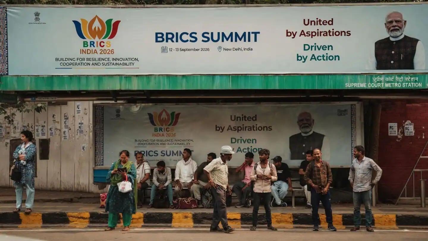 BRICS समिट के लिए दिल्ली तैयार: 17 गोलचक्कर जगमगाएंगे, 41 सड़कों पर खास निगरानी BRICS समिट के लिए दिल्ली तैयार: 17 गोलचक्कर जगमगाएंगे, 41 सड़कों पर खास निगरानी