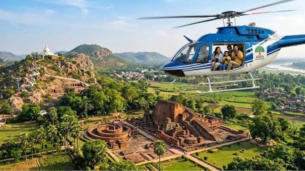 AI से बदलेगा बिहार का पर्यटन, हेलीकॉप्टर से दर्शन और ग्लास ब्रिज की मिलेगी सुविधा AI से बदलेगा बिहार का पर्यटन, हेलीकॉप्टर से दर्शन और ग्लास ब्रिज की मिलेगी सुविधा