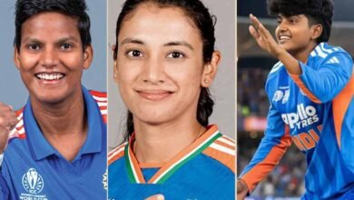ICC टी20 रैंकिंग में श्री चरणी ने रचा इतिहास, दीप्ति शर्मा ने लगाई लंबी छलांग ICC टी20 रैंकिंग में श्री चरणी ने रचा इतिहास, दीप्ति शर्मा ने लगाई लंबी छलांग