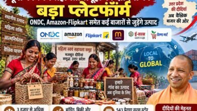 ग्लोबल मार्केट में दिग्गज कंपनियों को टक्कर देंगी यूपी की दीदियां, 3 हजार से ज्यादा उत्पादों को मिलेगा बाजार ग्लोबल मार्केट में दिग्गज कंपनियों को टक्कर देंगी यूपी की दीदियां, 3 हजार से ज्यादा उत्पादों को मिलेगा बाजार