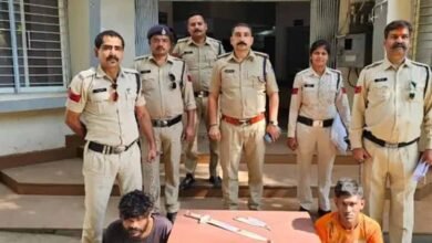 घातक तलवार और चाकू लेकर घूम रहे दो आरोपी कुठला पुलिस के हत्थे चढ़े, आर्म्स एक्ट के तहत हुई कार्रवाई, न्यायालय ने दोनों को भेजा जेल