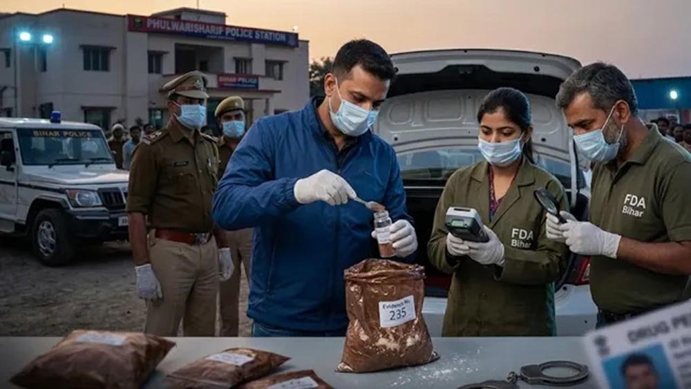 पटना में ब्राउन शुगर में पैरासिटामोल मिलाने का शक, पुलिस ने जांच तेज की पटना में ब्राउन शुगर में पैरासिटामोल मिलाने का शक, पुलिस ने जांच तेज की
