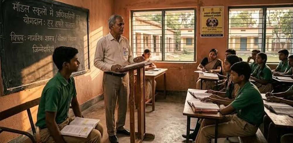 बिहार के 700 मॉडल स्कूलों में अब अफसर पढ़ाएंगे, हर सप्ताह खुद लेंगे एक या अधिक कक्षाएं बिहार के 700 मॉडल स्कूलों में अब अफसर पढ़ाएंगे, हर सप्ताह खुद लेंगे एक या अधिक कक्षाएं