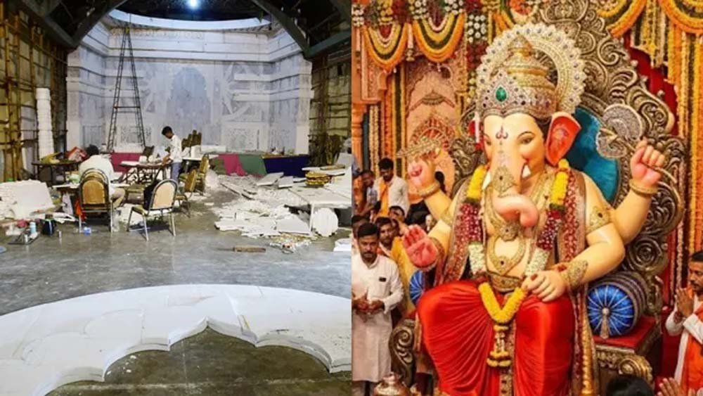 पटना में 15 सितंबर से सजेगा लालबाग के राजा का दरबार, 55 लाख के मुकुट से होगा गणपति का श्रृंगार पटना में 15 सितंबर से सजेगा लालबाग के राजा का दरबार, 55 लाख के मुकुट से होगा गणपति का श्रृंगार