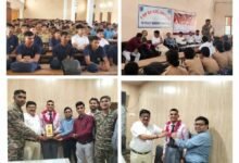 ऋषिगालव महाविद्यालय में टीबी मुक्त भारत अभियान के तहत जागरूकता व्याख्यान, पूर्व एनसीसी कैडेट के लेफ्टिनेंट बनने पर भव्य स्वागत