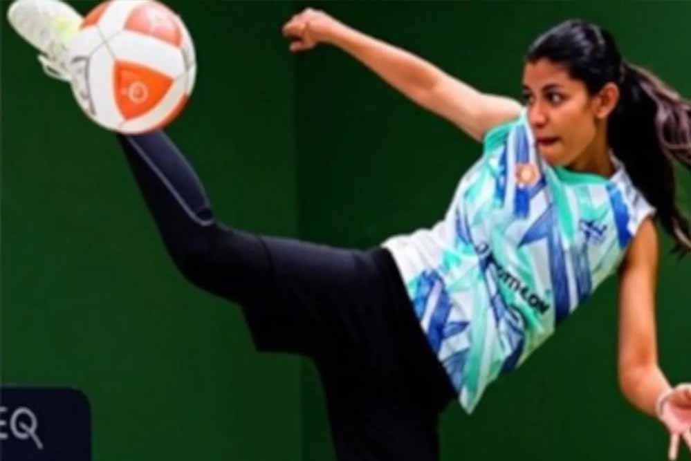 टेकबॉल में गोल्ड का सपना टूटा, सेमीफाइनल में हारीं क्विम्सी डिसूजा; ब्रॉन्ज की उम्मीद बरकरार टेकबॉल में गोल्ड का सपना टूटा, सेमीफाइनल में हारीं क्विम्सी डिसूजा; ब्रॉन्ज की उम्मीद बरकरार