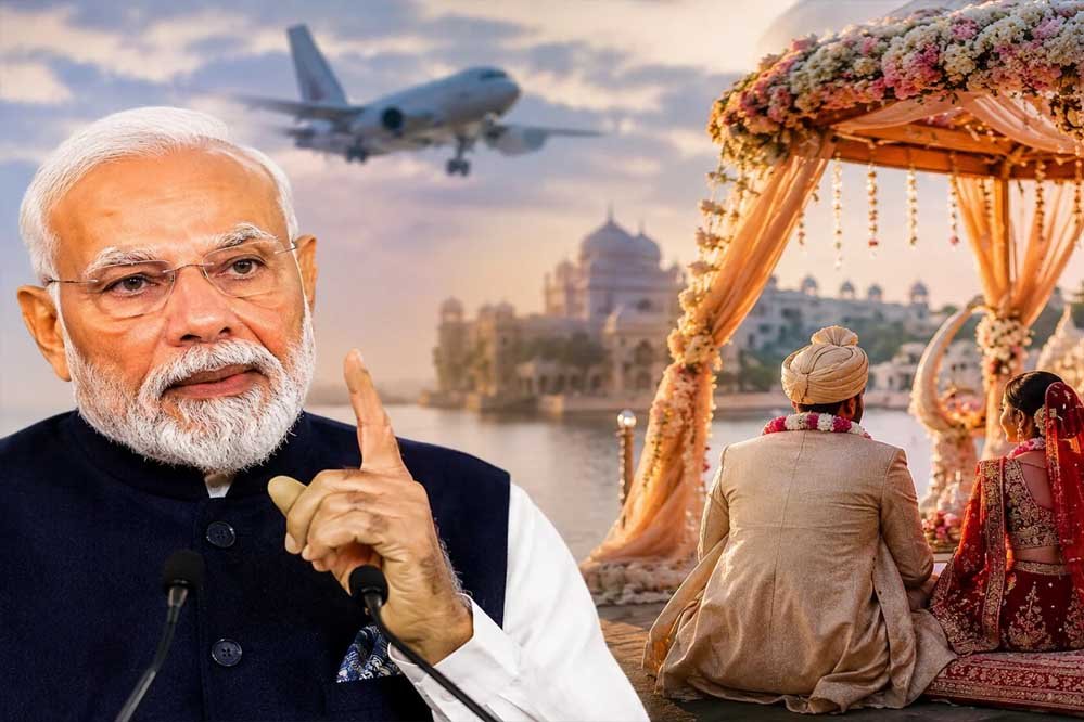 7.8% GDP ग्रोथ के बीच PM मोदी का स्वदेशी मंत्र, बोले- सोना न खरीदें, विदेशों में शादी से बचें 7.8% GDP ग्रोथ के बीच PM मोदी का स्वदेशी मंत्र, बोले- सोना न खरीदें, विदेशों में शादी से बचें