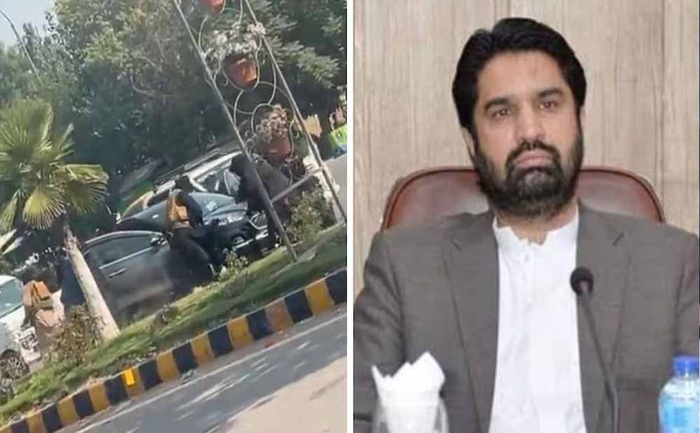 पाकिस्तान में दिनदहाड़े मंत्री का कथित अपहरण, AK-47 से लैस नकाबपोशों ने रोकी गाड़ी पाकिस्तान में दिनदहाड़े मंत्री का कथित अपहरण, AK-47 से लैस नकाबपोशों ने रोकी गाड़ी