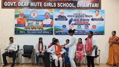 सेवा संकल्प अभियान: धमतरी में दिव्यांग बालिकाओं को अधिकारों के प्रति किया गया जागरूक सेवा संकल्प अभियान: धमतरी में दिव्यांग बालिकाओं को अधिकारों के प्रति किया गया जागरूक