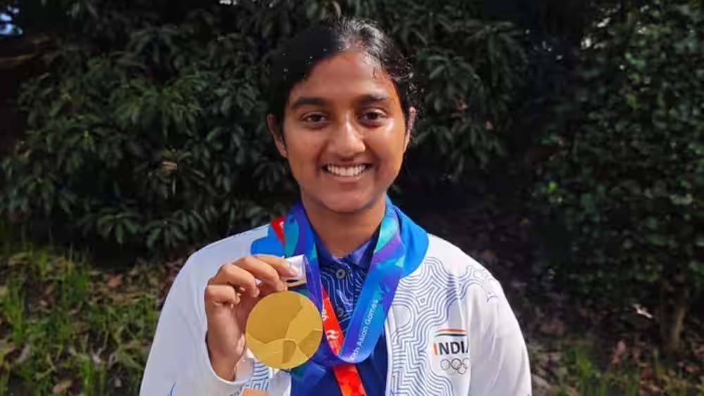 एशियन गेम्स में भारत का गोल्ड धमाका, महिला कंपाउंड टीम ने चीन को हराया एशियन गेम्स में भारत का गोल्ड धमाका, महिला कंपाउंड टीम ने चीन को हराया