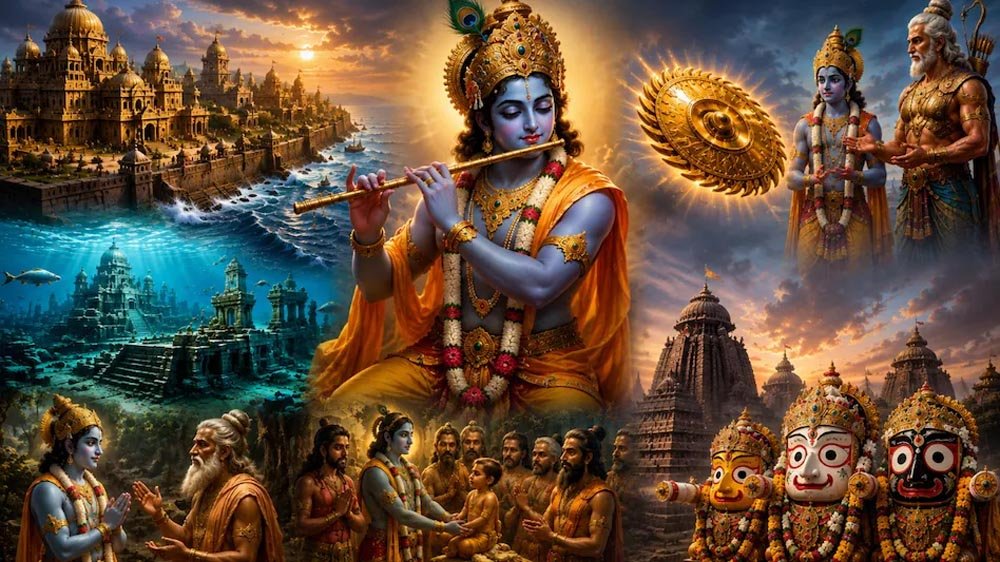 श्रीकृष्ण से जुड़े 5 रहस्यमयी प्रसंग, समुद्र में समाई द्वारका से जगन्नाथ पुरी के ‘दिव्य तत्व’ तक श्रीकृष्ण से जुड़े 5 रहस्यमयी प्रसंग, समुद्र में समाई द्वारका से जगन्नाथ पुरी के ‘दिव्य तत्व’ तक