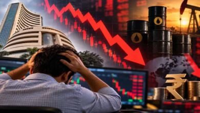 Stock Market Crash: खुलते ही शेयर बाजार में हाहाकार, निफ्टी 23,000 के नीचे Stock Market Crash: खुलते ही शेयर बाजार में हाहाकार, निफ्टी 23,000 के नीचे