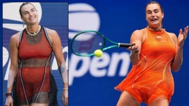 Aryna Sabalenka US Open: जालीदार ड्रेस को लेकर मचा बवाल, आलोचकों को नंबर-1 खिलाड़ी ने दिया बेबाक जवाब Aryna Sabalenka US Open: जालीदार ड्रेस को लेकर मचा बवाल, आलोचकों को नंबर-1 खिलाड़ी ने दिया बेबाक जवाब