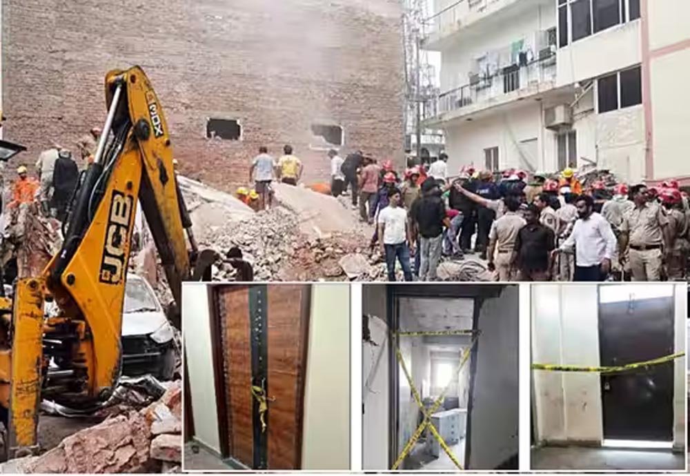सत्य निकेतन में जर्जर बिल्डिंग पर MCD की कार्रवाई, पहले गर्डर से दिया गया सहारा सत्य निकेतन में जर्जर बिल्डिंग पर MCD की कार्रवाई, पहले गर्डर से दिया गया सहारा