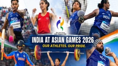 Asian Games 2026: 35 खेलों में 503 खिलाड़ी, 246 सपोर्ट स्टाफ के साथ उतरेगा भारत, रिकॉर्ड तोड़ने पर नजर Asian Games 2026: 35 खेलों में 503 खिलाड़ी, 246 सपोर्ट स्टाफ के साथ उतरेगा भारत, रिकॉर्ड तोड़ने पर नजर
