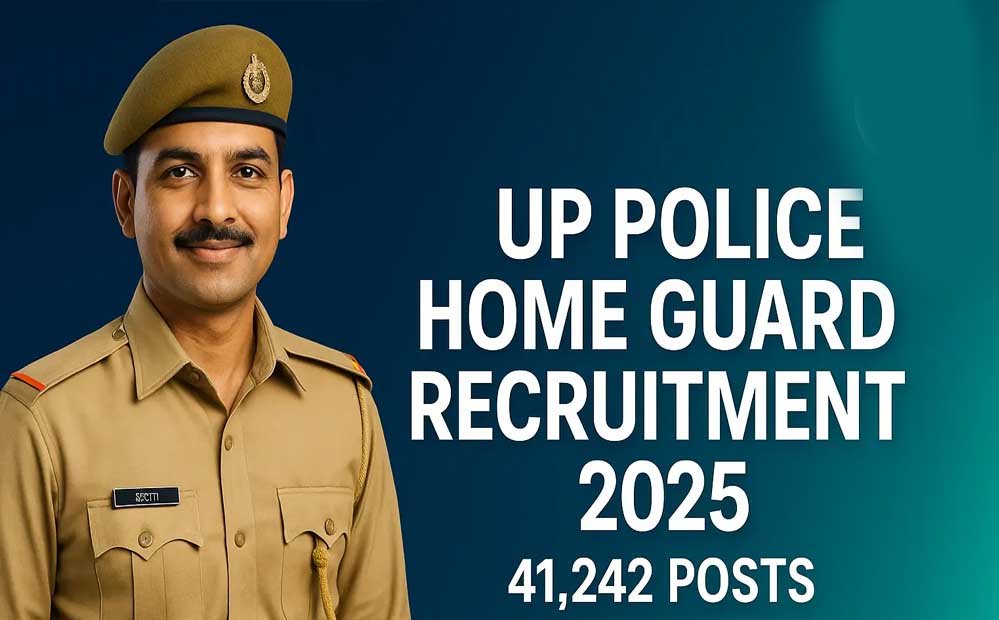 UP Home Guard Recruitment 2025: 41,424 पदों पर भर्ती, 8 सितंबर से PET परीक्षा; जानें पूरी डिटेल UP Home Guard Recruitment 2025: 41,424 पदों पर भर्ती, 8 सितंबर से PET परीक्षा; जानें पूरी डिटेल