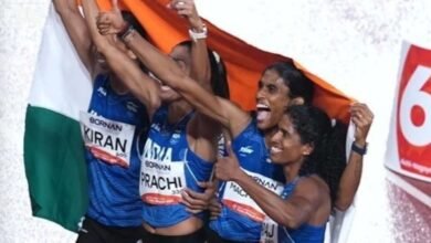 एशियन गेम्स में भारत का गोल्ड धमाका, विमेंस 4×400 रिले में जीता स्वर्ण एशियन गेम्स में भारत का गोल्ड धमाका, विमेंस 4×400 रिले में जीता स्वर्ण